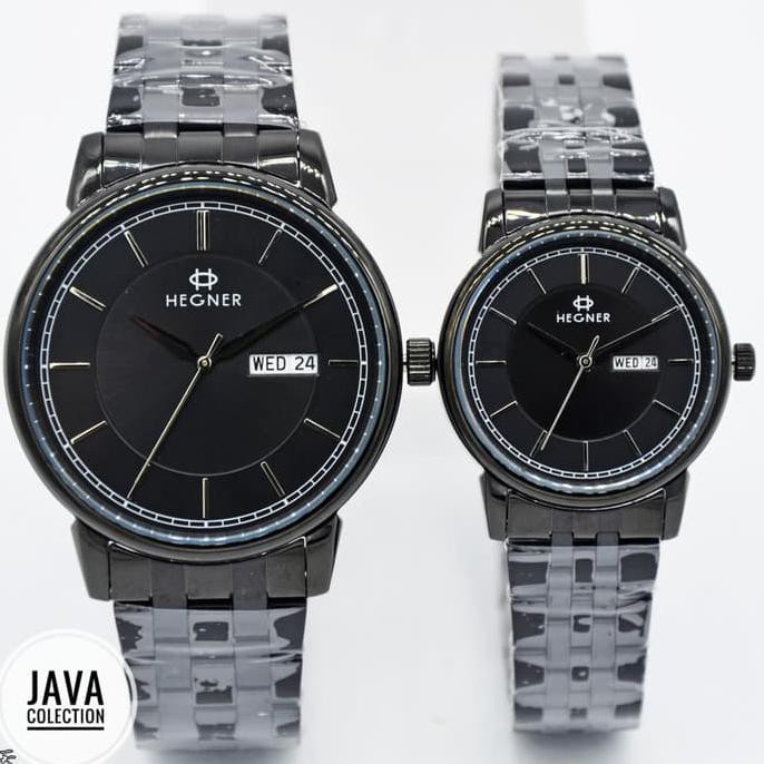 Pengiriman Cepat Jam Tangan Couple Original Hegner 5049 Black PROMO | CUCI GUDANG | ON SALE |