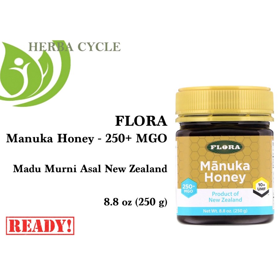 Flora Manuka Honey MGO 250+ (250 g) Madu Murni New Zealand ORI Selandia