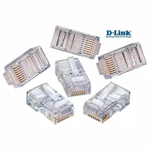 Connector RJ45 D-Link UTP CAT 5e isi 100 - Konektor RJ45 DLink Cat5e