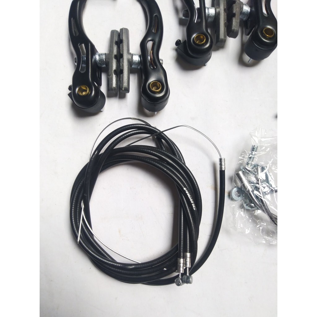 Rem V-Brake Pacific Untuk Sepeda Gunung Dan Lipat Set Rem V-Brake Pivot Federal