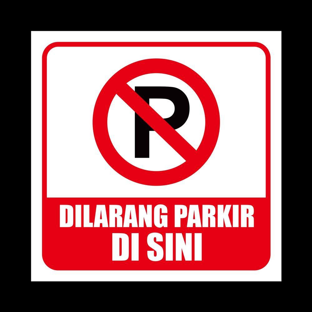 Banner Atau Spanduk Dilarang Parkir Collection Shopee Indonesia