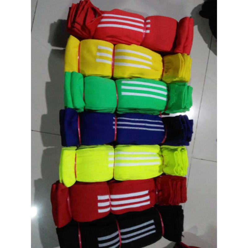 kaos kaki sepak bola panjang/ kaos kaki futsal (6pasang)