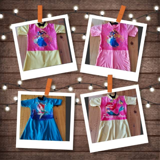 [COD] Baju Renang Diving Karakter Anak Perempuan Jumpsuit | Baju Basah Olahraga Berenang Cewek Junior