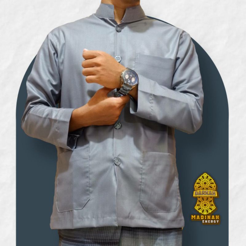 Baju koko darkah kain halus