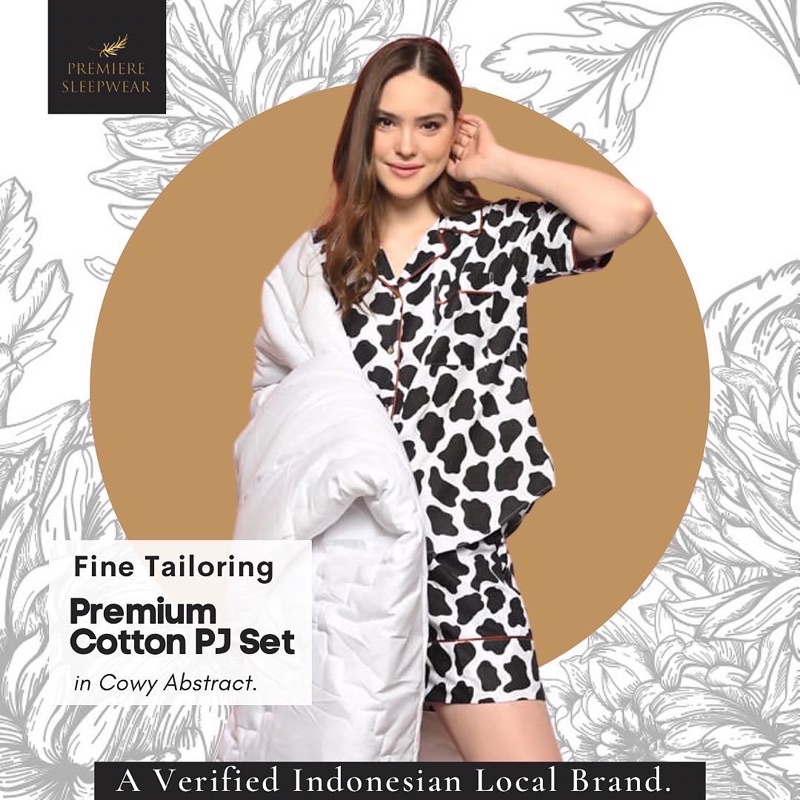CLEARANCE SALE Shortpants set Piyama Wanita by PREMIERESLEEPWEAR cotton pajamas-2