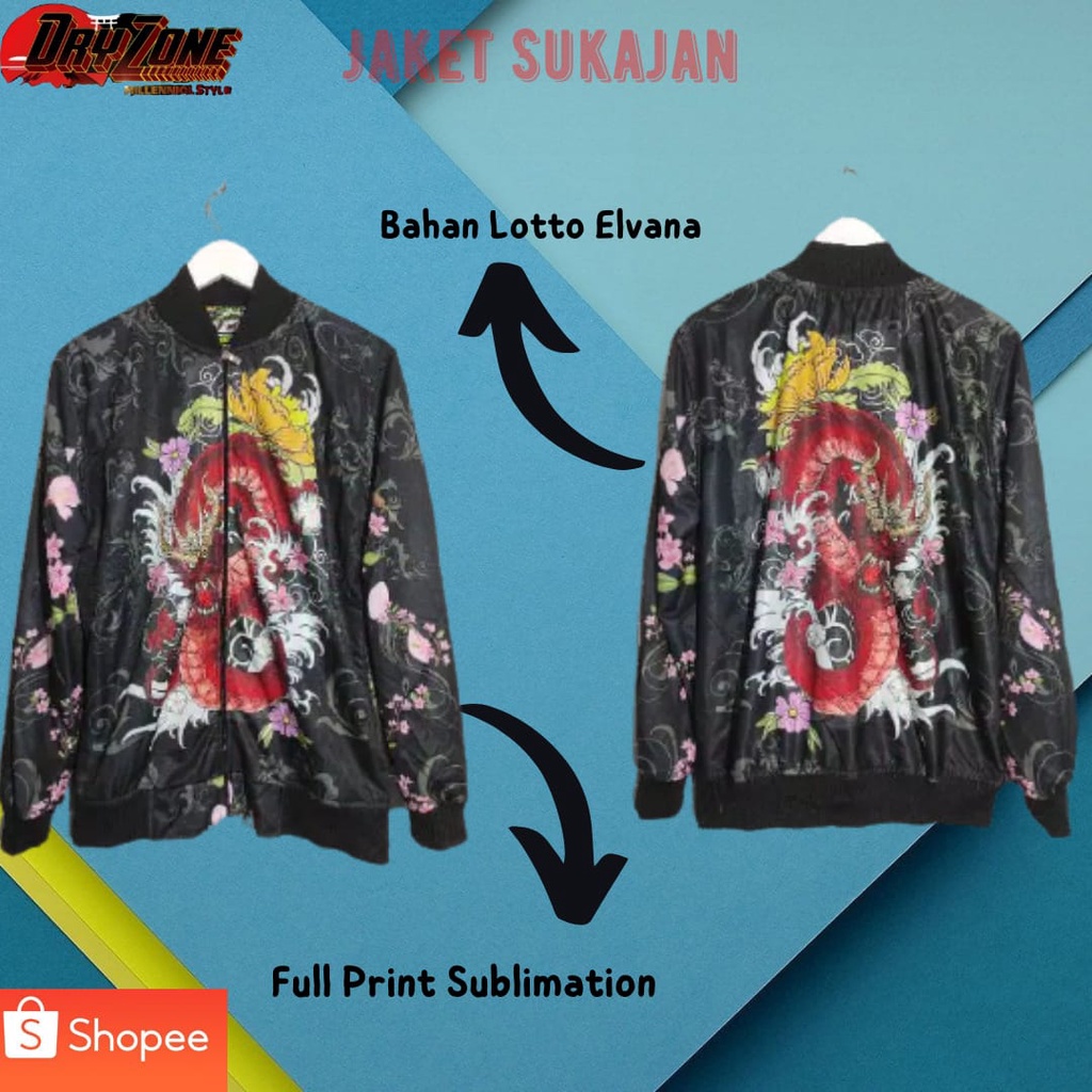 JAKET PRIA SUKAJAN YAKUZA JEPANG