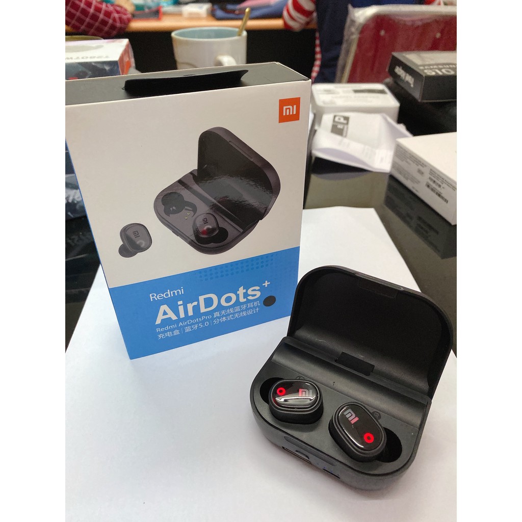 【33LV.ID】Redmi airdots +  tws headset bluetooth wireless 5.0 stereo bass AD+