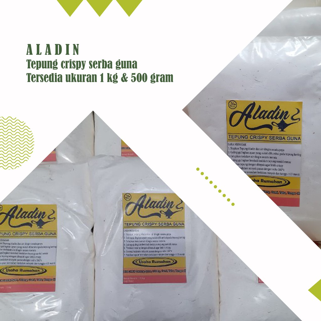 

Tepung Crispy Serba Guna Aladin 1 Kg