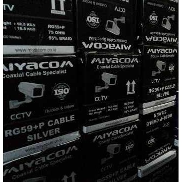 Kabel CCTV Coaxial Miyacom RG59+ power  300M