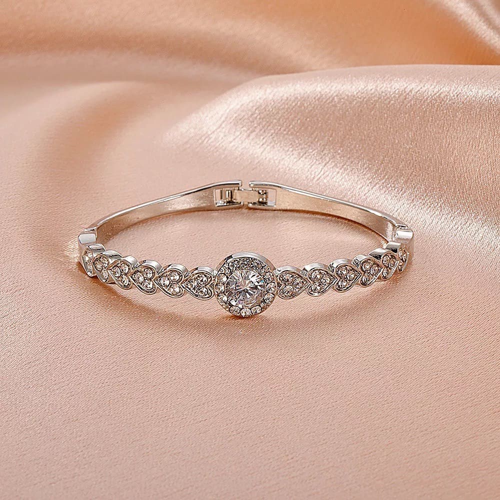 Gelang Wanita Satu Mata Berlian Cantik Fashion Korea Dalika