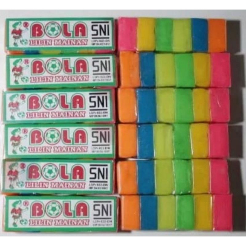 LILIN MAINAN / PLASTISIN KECIL SNI / MALAM