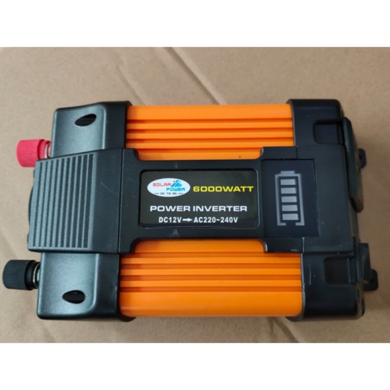 Power Inverter Mobil Portable Pengubah Arus DC 12V to AC 220V 6000W