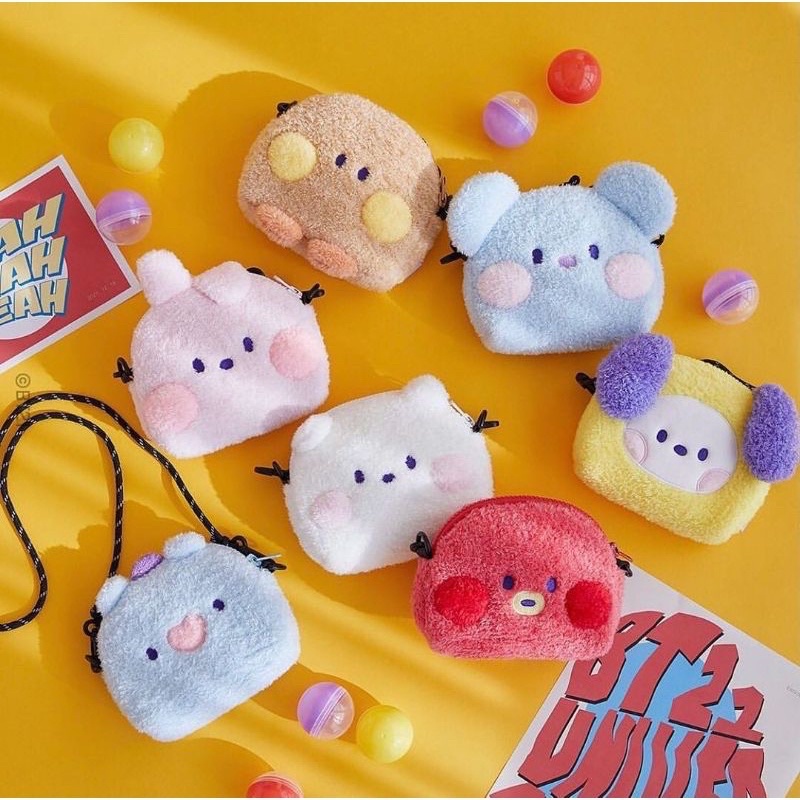 [READY STOCK] BT21 minini pouch dolls/ tas bt21 BTS dolls