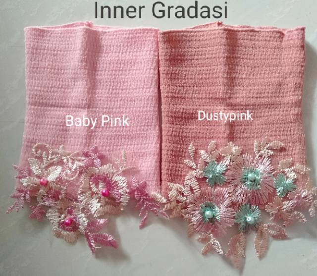 Inner Brukat Gradasi | Bandana Pengantin