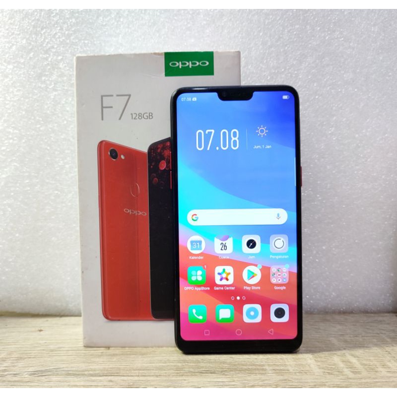 Oppo F7 Pro Ram 6GB 4GB Rom 128GB 64GB second fullset