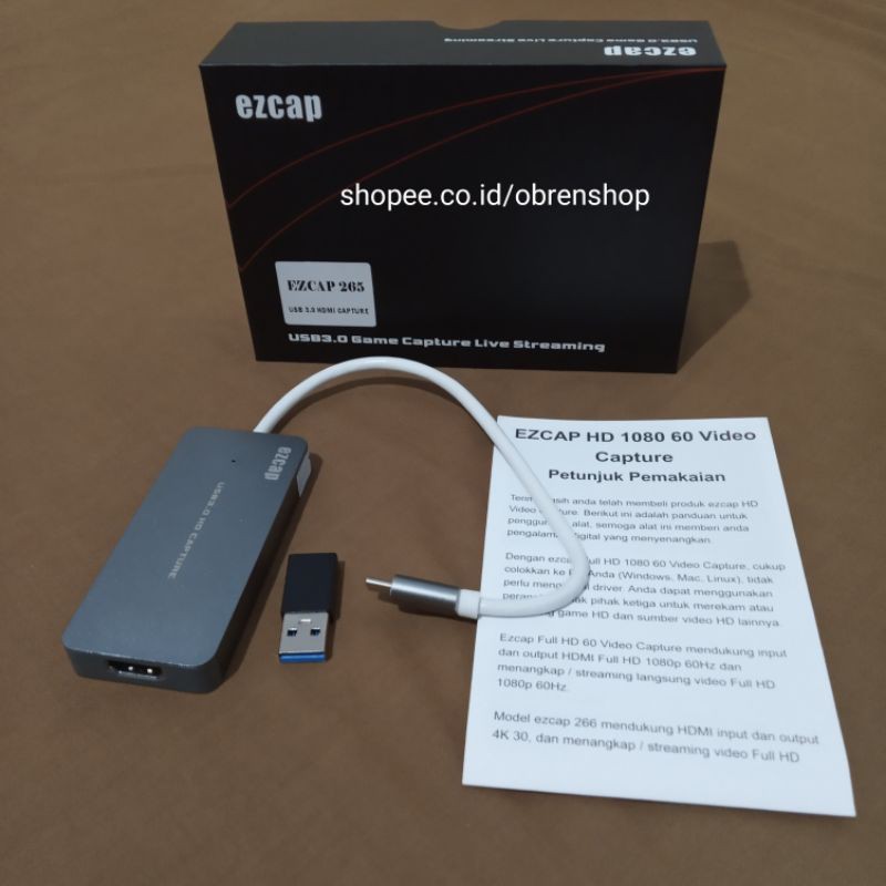 EZCAP265 USB 3.0 HDMI CAPTURE GAME LIVE STREAMING