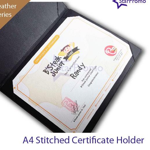 

PALING DICARI Map Sertifikat Kulit Exclusive Certificate Holder A4 Folio Plakat Penghargaan ♗ 851