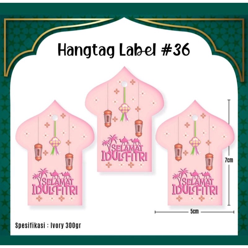

hangtag idulfitri pink (10pc)