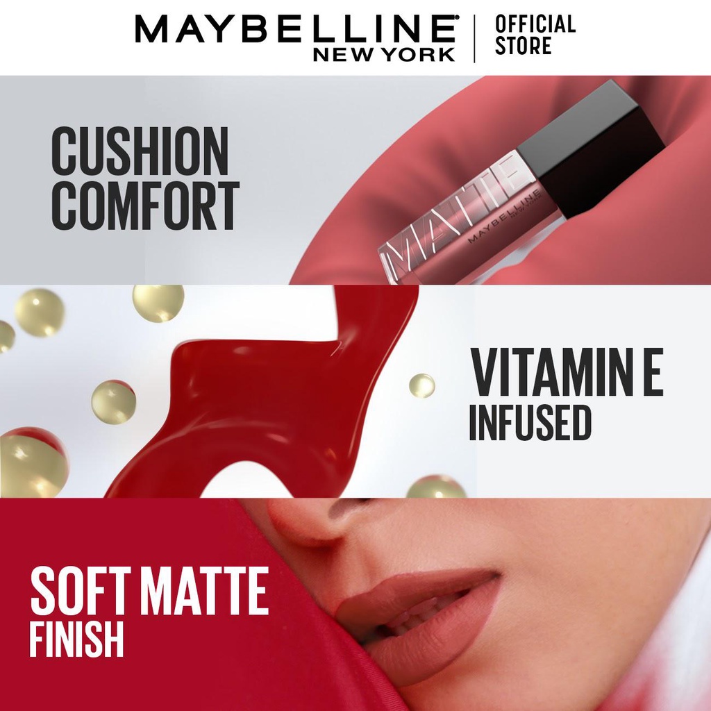 MAYBELLINE SENSATIONAL CUSHION MATTES LIP