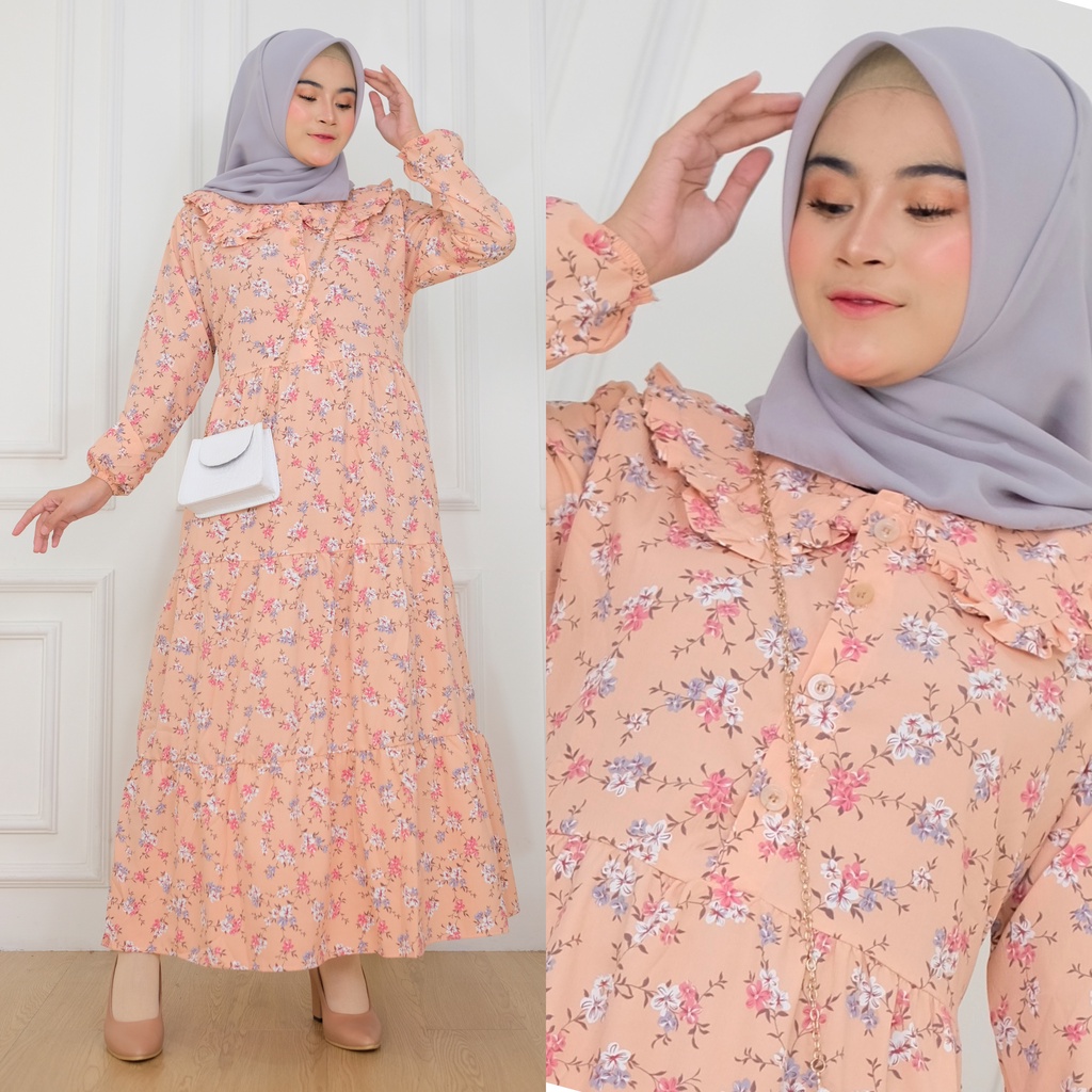 Sakura Midi - Midi Dress Crinkle AirFlow LD106 / 351-6833