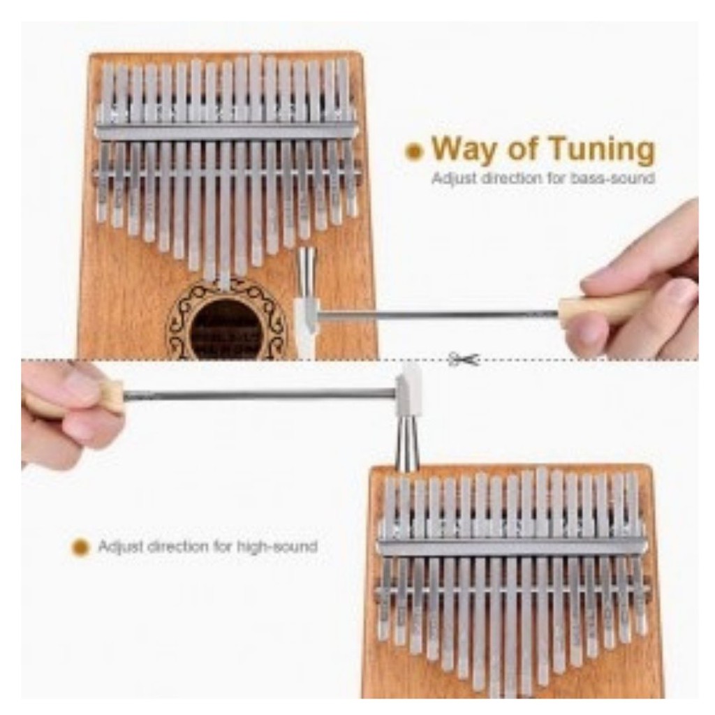 Kalimba Thumb Piano Musical Toys 17 Note Piano Jempol  Karimba 7 Keys 111164