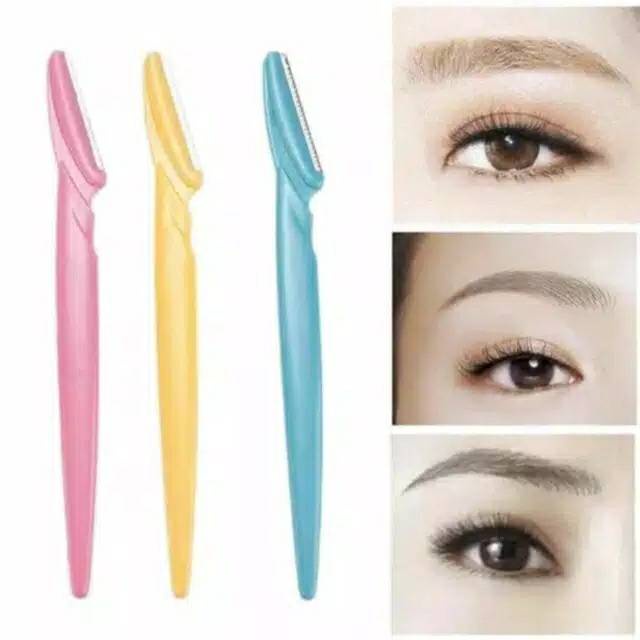 PENCUKUR ALIS RAZOR / PISAU ALIS / KEROKAN ALIS SATUAN / EYEBROW WARNA RANDOM