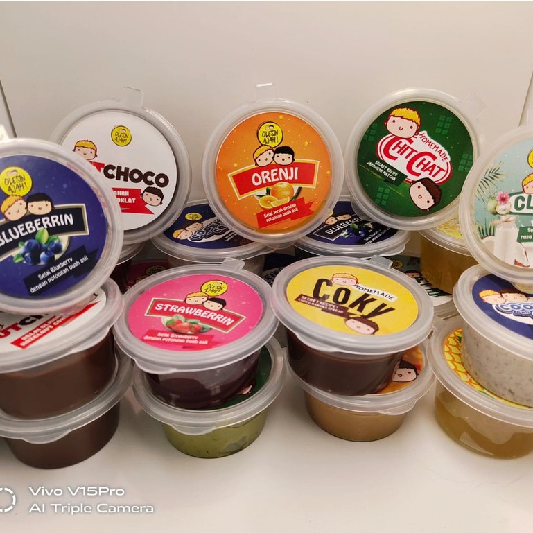 

Selai Saus Saos Topping Croffle - Croissant Waffle 30gr isi 20 pcs