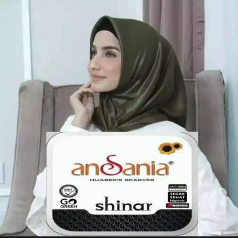 (COD) HIJAB SHINAR ANSANIA / JILBAB SHINAR SEGI-EMPAT / SHINAR MURAH  110X110