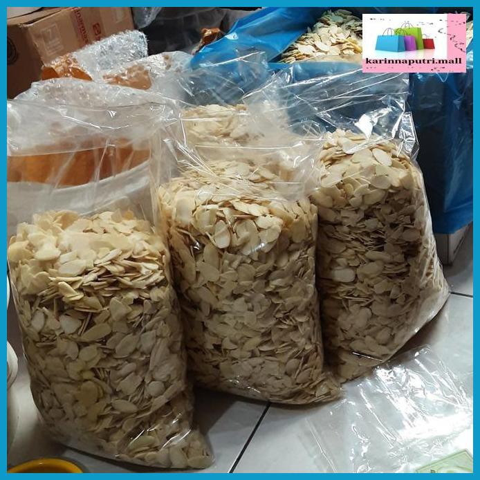 

E5Ewsfg- Almond Slice Mentah, Iris, Import Made In Usa, Netto 1Kg - Tanpa Pengaman 78Itjyhf-