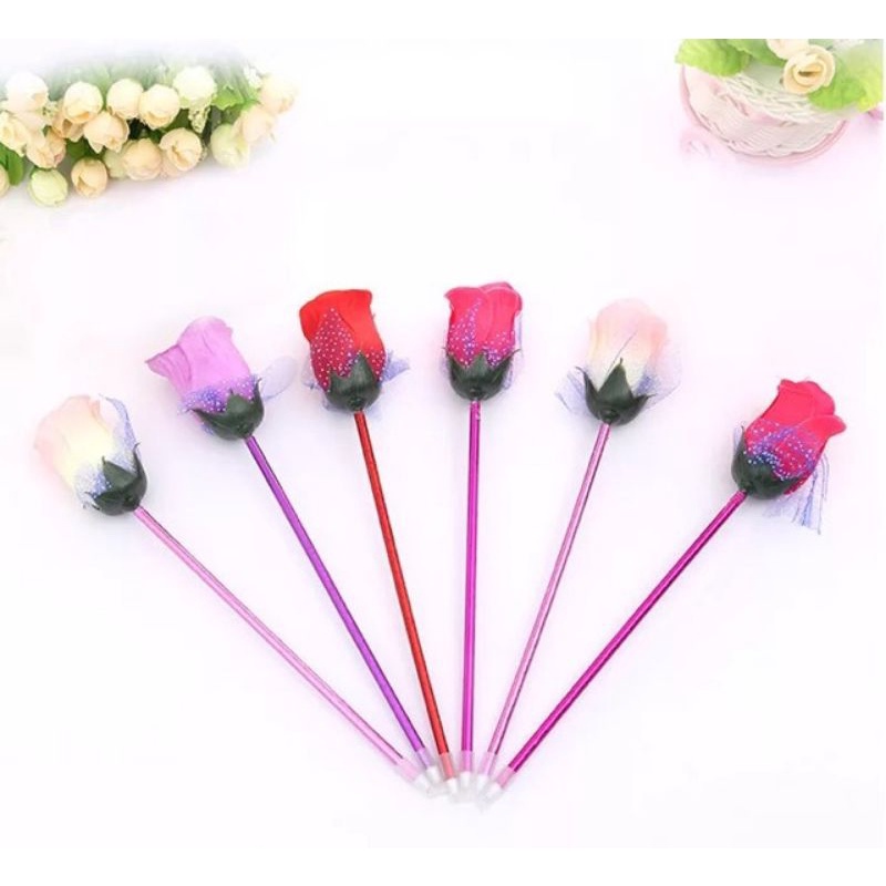 

Ballpoint Pen Model Bunga Mawar ROSE - Cocok Utk Hadiah Guru
