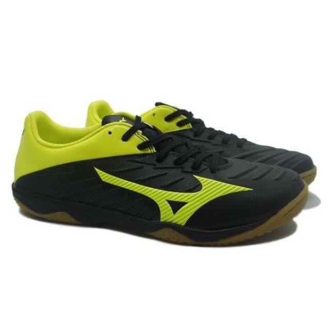 Sepatu Futsal Mizuno Rebula Sala IN - Black/Bolt/White