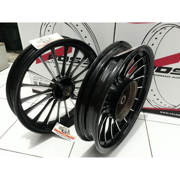 BRILIANT Velg racing Mio-Fino-Mio soul-mio new merk Rossi lebar 215x14 250x14.velg ring14 tapak