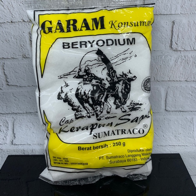 

Garam 250gr Cap Karapan Sapi