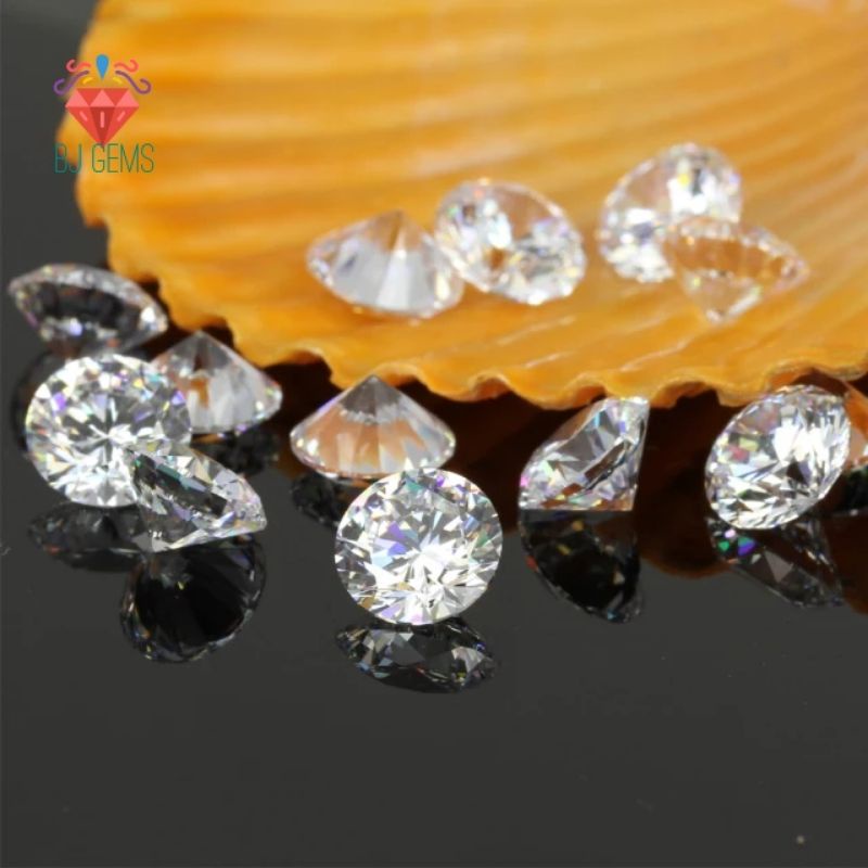 A5 Cubic Zirconia 3.75 - 8MM Original Quality Round White cz