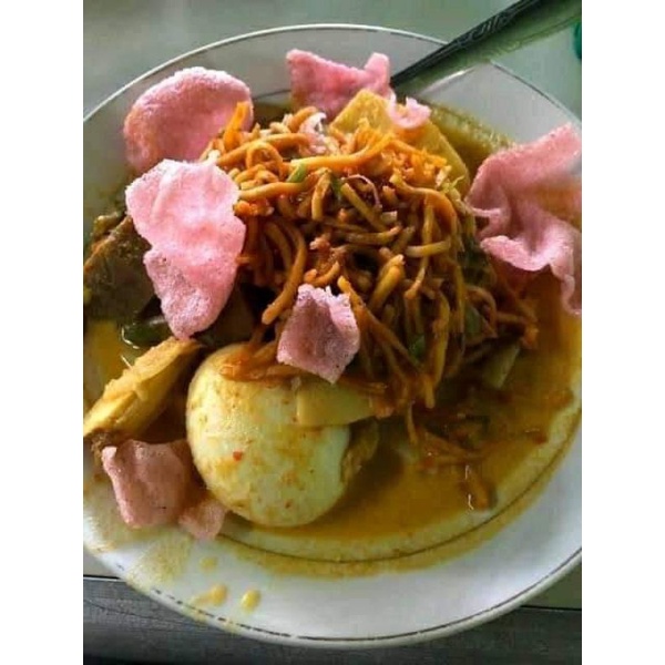 

Lontong medan sate kerang