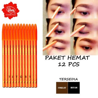 Promo Pensil Alis Isi 12pcs Murah