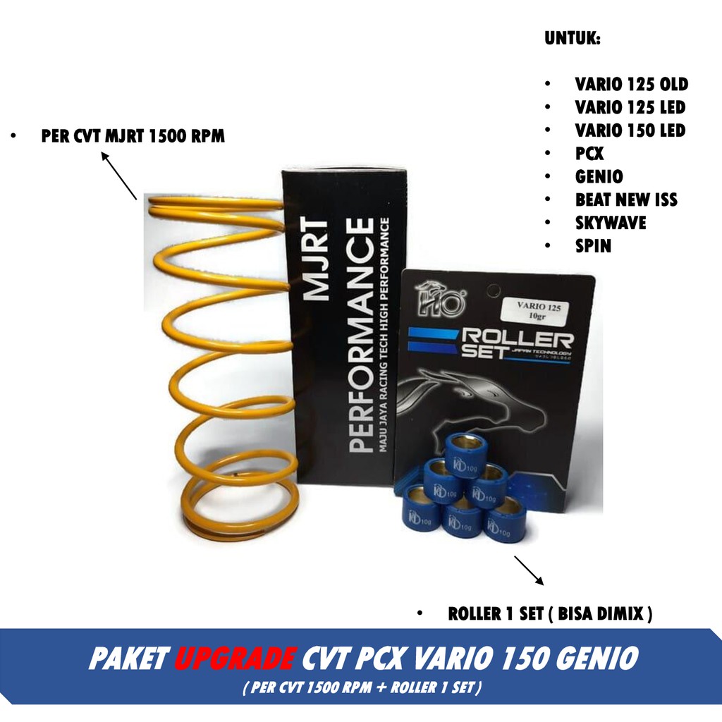 PAKET UPGRADE CVT PCX VARIO 125 VARIO150 SKYWAVE BEAT NEW 2020 CBS ISS