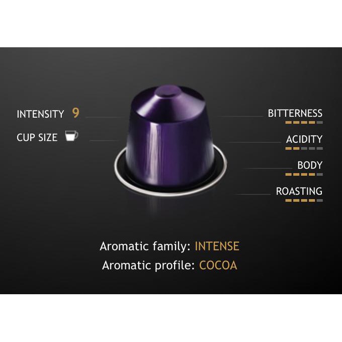 

Apoj0S Nespresso Arpeggio Coffee Capsule / Kapsul Kopi - 10 Capsules