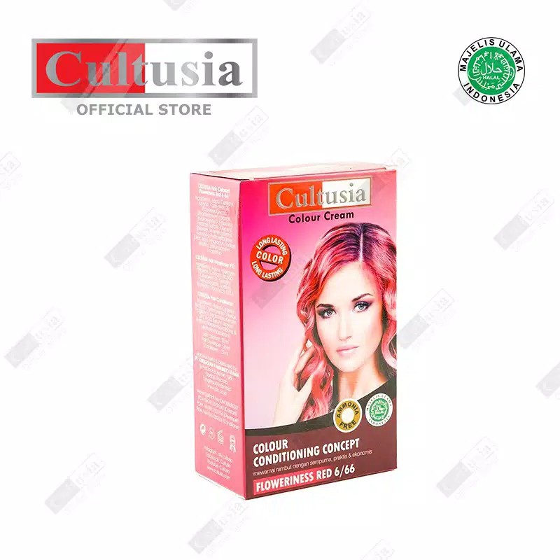 Cultusia Hair Color Flowrns Red 6/66 30 ML