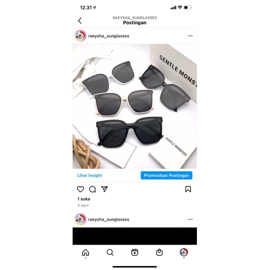 sunglasses Gentle monster Black