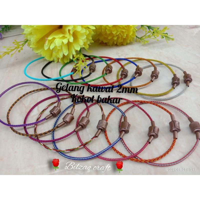 gelang kawat 2mm kokot bakar