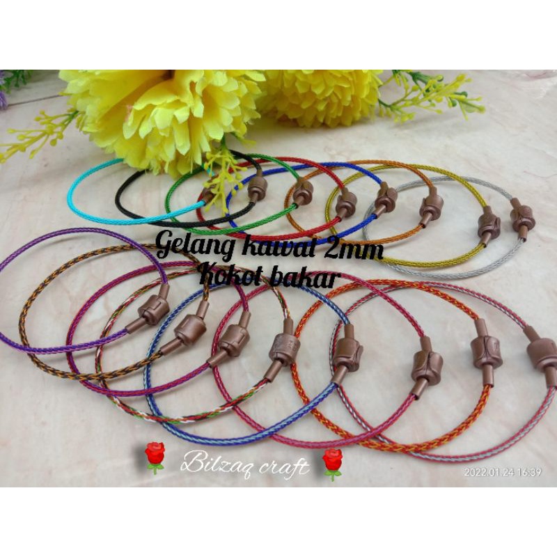 gelang kawat 2mm kokot bakar