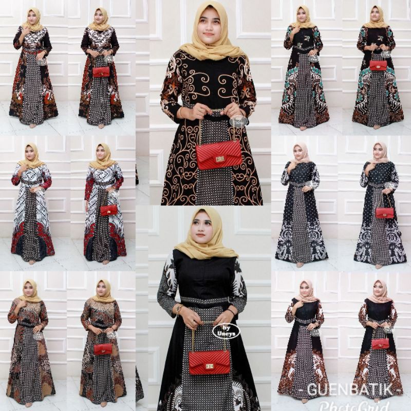 FS GAMIS BATIK KOMBINASI TRUNTUM ORI  realpic