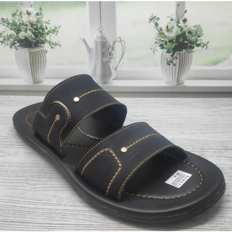 SANDAL TASIK MERK UNIQUE BUAT LELAKI SOL KARET