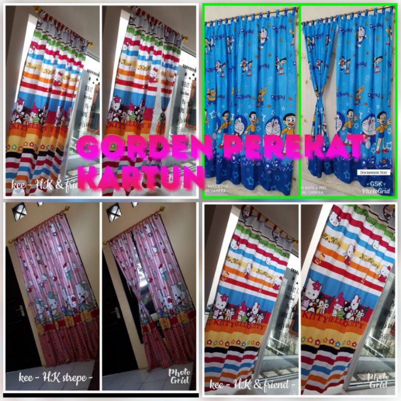 Grosir gorden perekat motif kartun