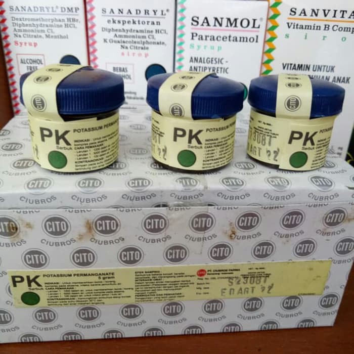 PK Permanganas Kalium Crystal Cito Box Isi 24