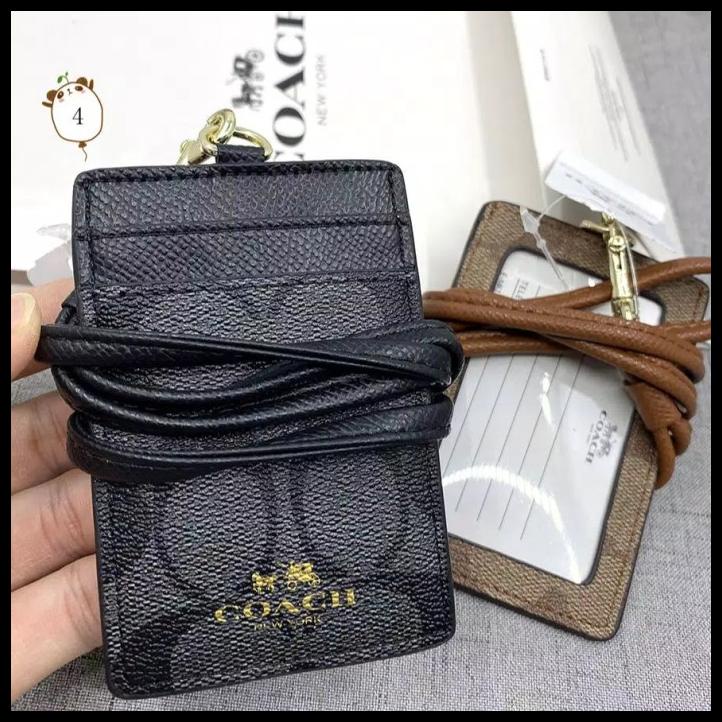 

SALE NAME TAG HOLDER GANTUNGAN ID CARD HOLDER COACH NEW YORK SALE