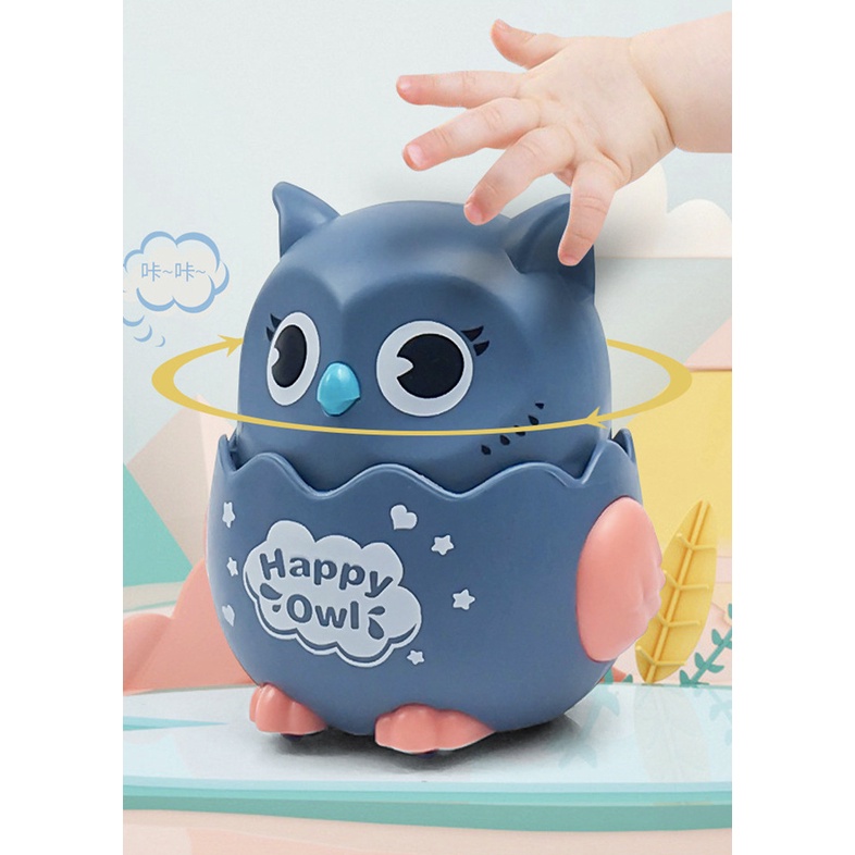 [ Giggel ] Mainan Bayi Owl / Happy Owl / Mainan Rotating Owl