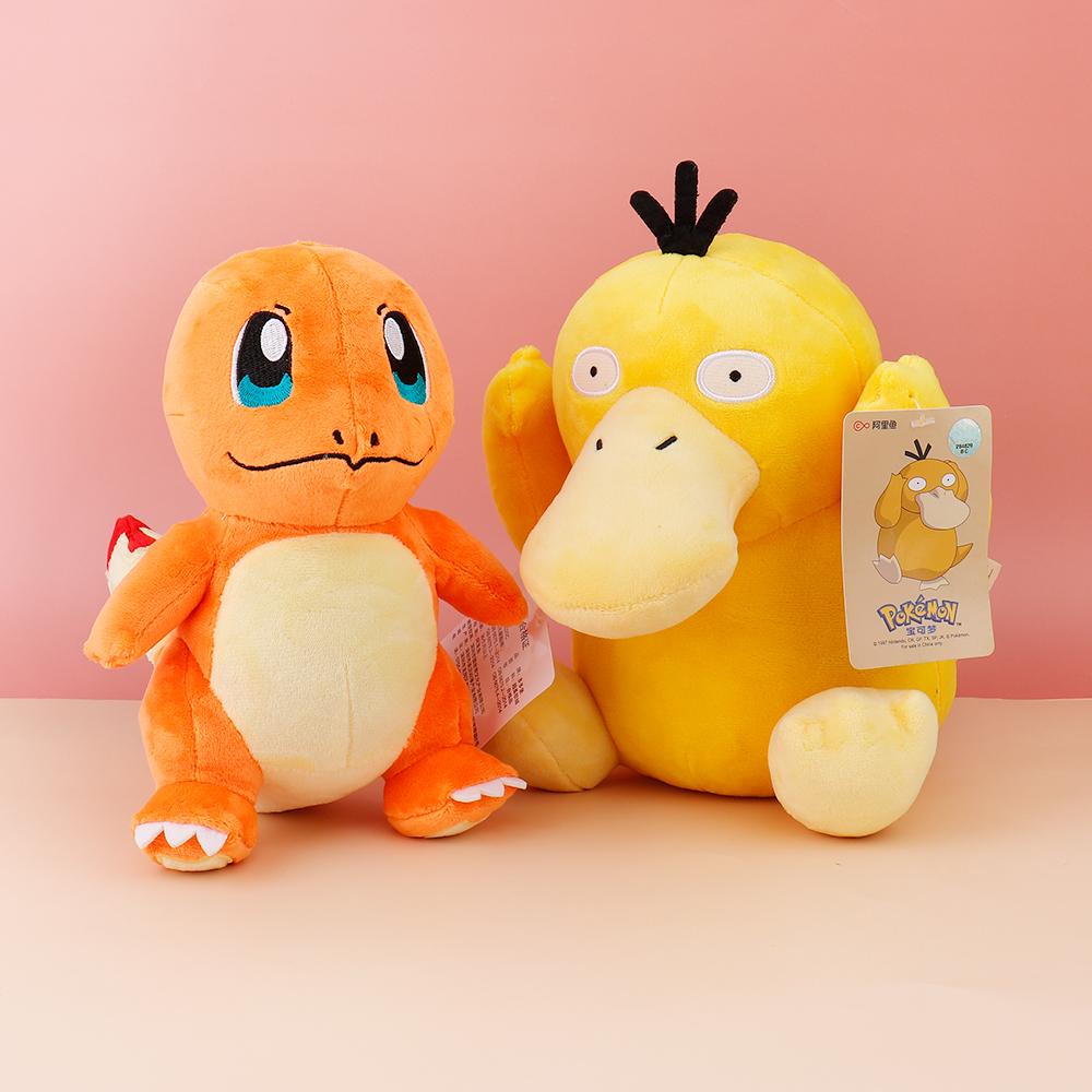 Timekey Mainan Boneka Stuffed Plush Pikachu Pokemon 15-25cm Dengan Topi Charizard Untuk Hadiah Natal / Ulang Tahun / Valentine L2N2