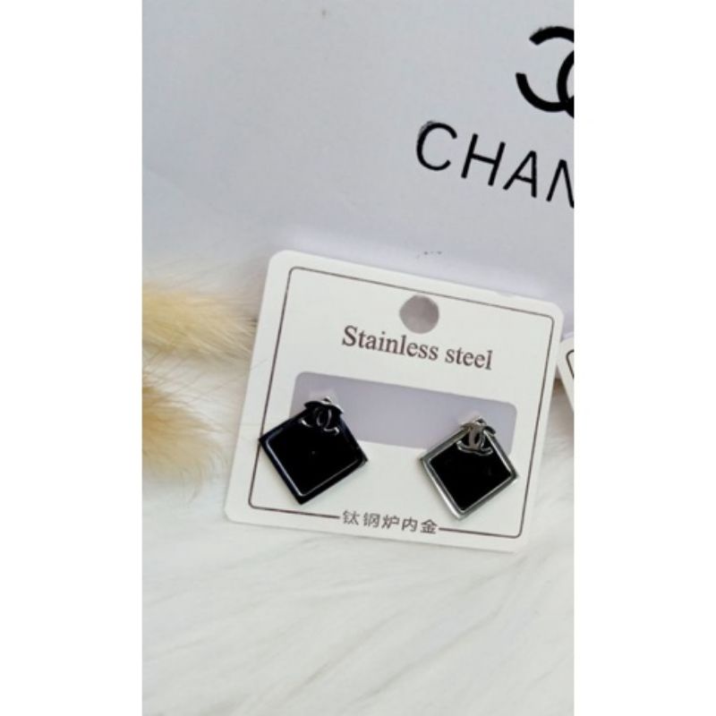 Anting Wanita Titanium Xuping Anti Karat Canel Lapis Emas